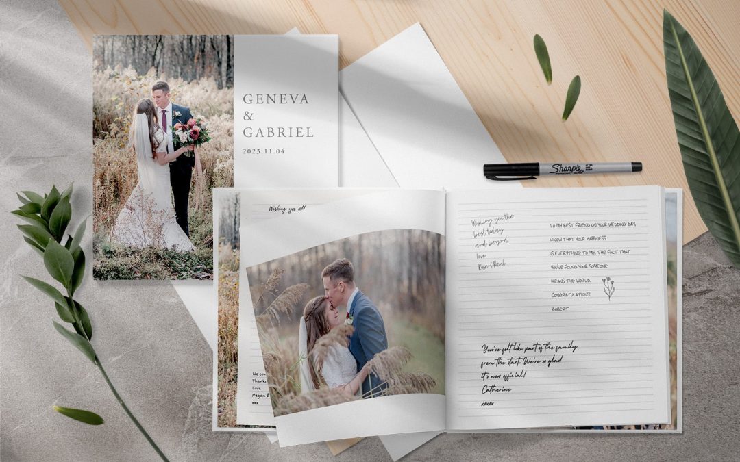 A Unique Guest Book: Turn Your Engagement or Pre-Wedding Photos into a Personalized Guest Book