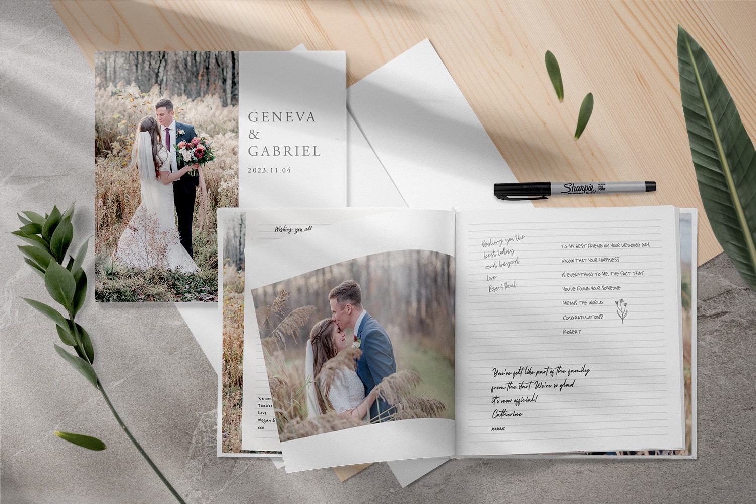 A Unique Guest Book: Turn Your Engagement or Pre-Wedding Photos into a Personalized Guest Book
